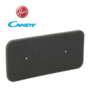 FILTRO SPUGNA ASCIUGATRICE HOOVER CANDY NERO 27cm x 12,5cm - Candy Hoover Iberna Zerowatt