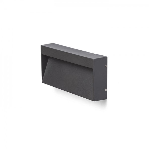 Faretto Plafoniera AQILA RC da parete grigio antracite 230V LED 6W IP54 3000K