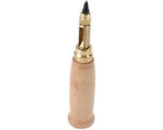 Perforatore con punta sostituibile - Stilo per pietra - Facile e veloce da usare - Duraturo - Manico in legno massello - Lunghezza 130 mm - Puntone di apprendimento