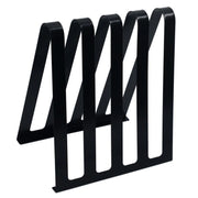 Portariviste metallo nero 4 posti cm 31x22h36