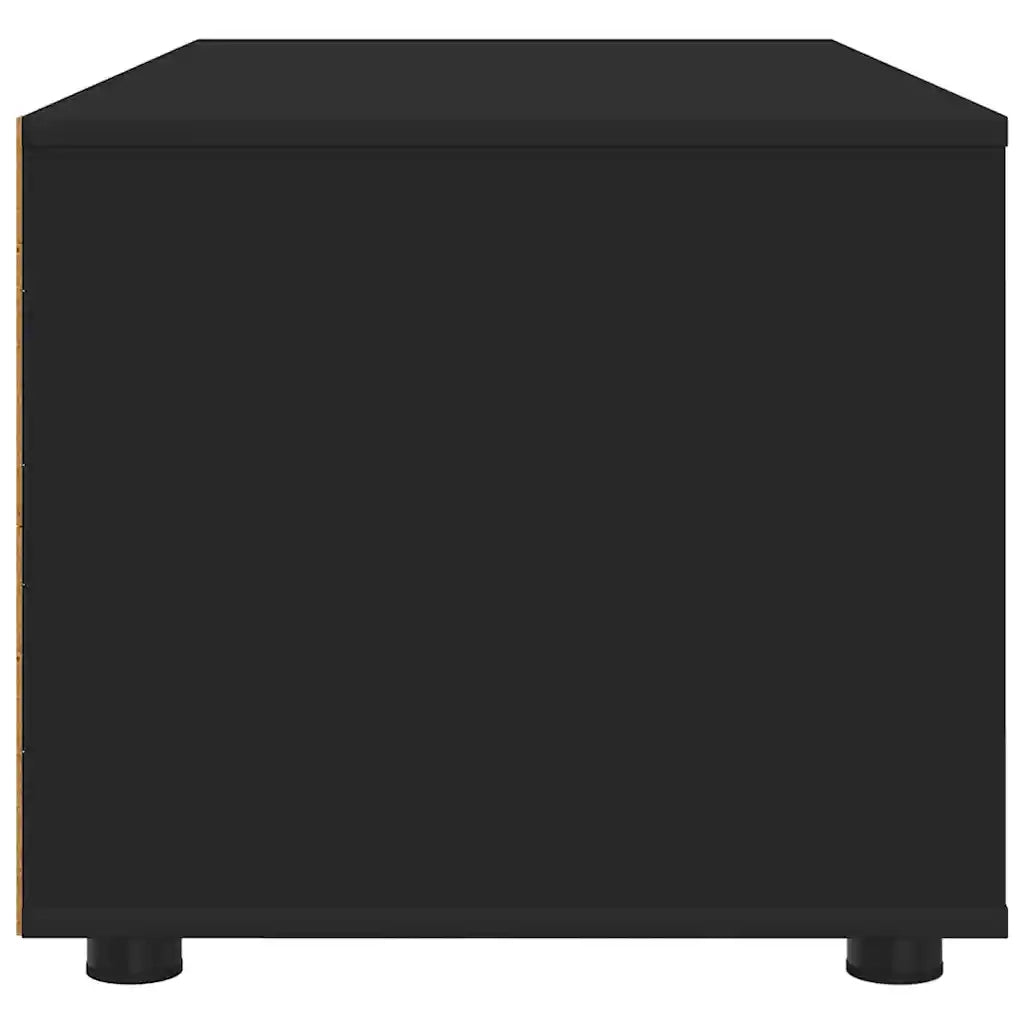 Mobile TV con cassetto Nero 100 x 48 x 43 cm Legno multistrato 888928
