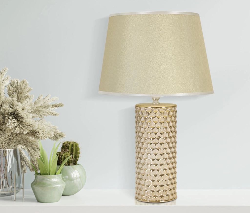 LAMPADA DA TAVOLO GLAM GOLD CM Ø 30X47,5