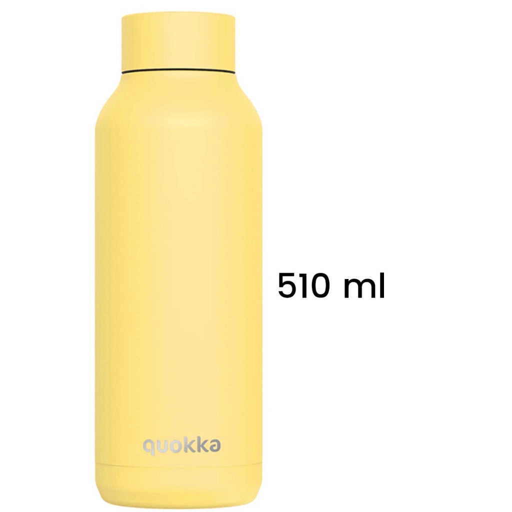 Bottiglia Termica 510 ml Inox a Doppia Parete Ermetica Giallo Quokka