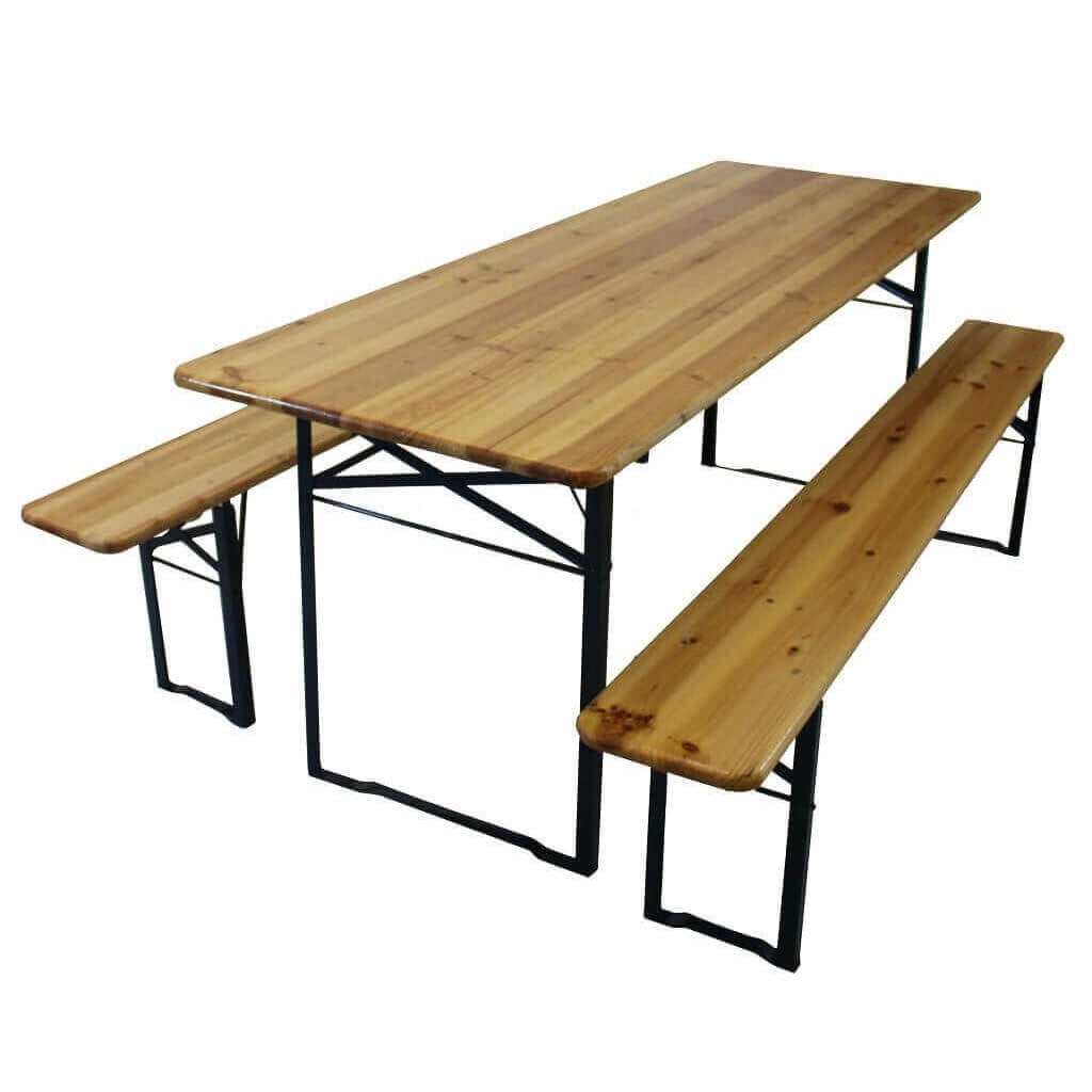 Set Birreria Tavolo con Panche cm 220x80 - SETBREWERY