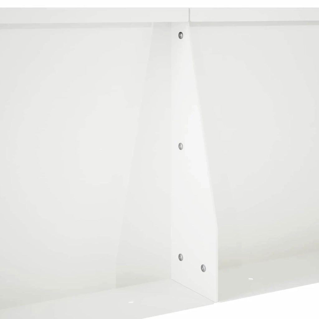 Muro di contenimento 2 pz 50 x 50 x 40 cm Acciaio Bianco 8015174