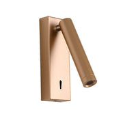 Applique lettura moderna oro spot orientabile LED 2,5W Italux