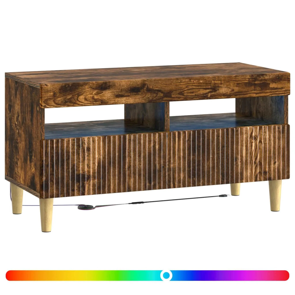 Mobile TV LED Rovere Fumo Legno ingegnerizzato 896780