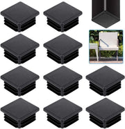 Stoppi per tubi 20 pezzi - Stoppi lamellari robusti - Cappotti in plastica per tubi - Coperture quadrata per tubi - Fissi e resistenti - Riducono i rumori - Cappotti per tubi