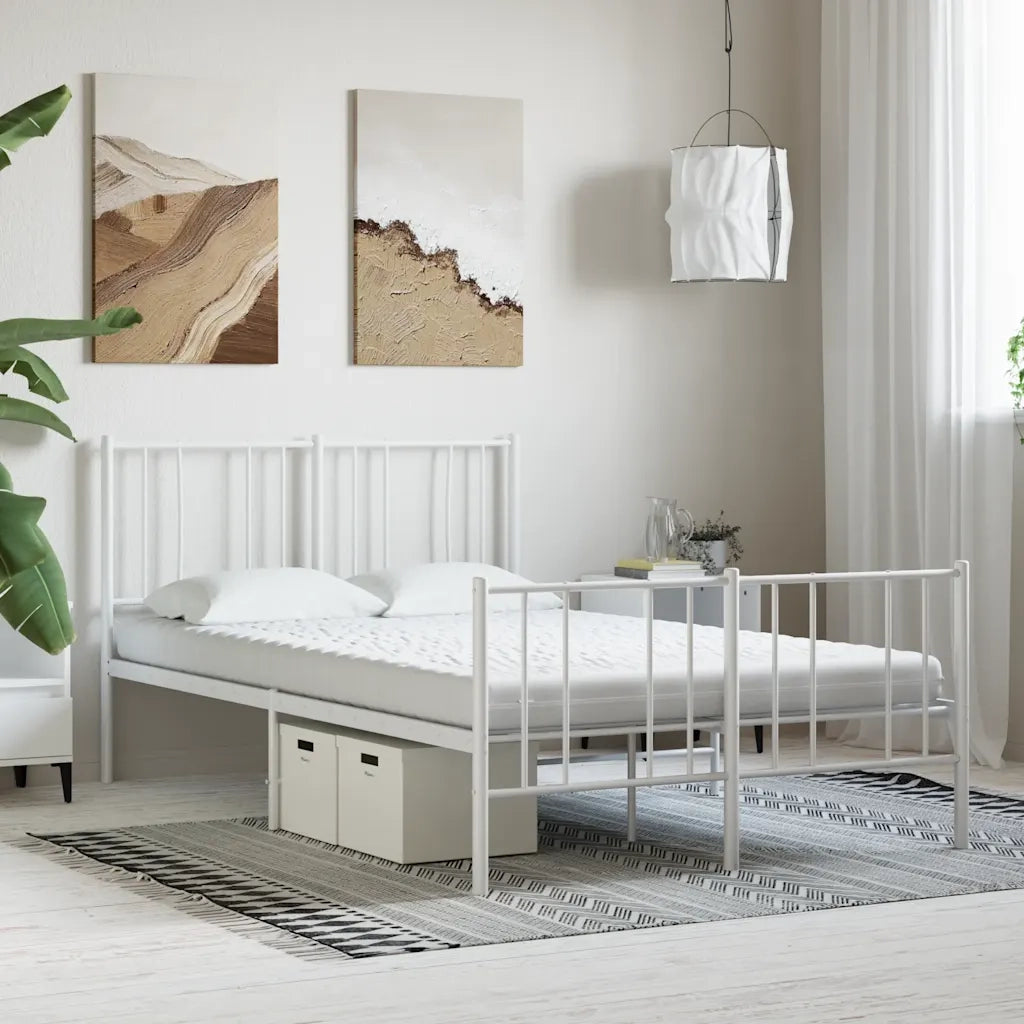 Materasso in Schiuma Bianco 120x220 cm 7 Zone Durezza 20 ILD 4016657