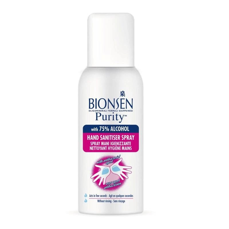 BIONSEN PURITY SPRAY MANI IGIENIZZANTE 75% ALCOHOL 100ML
