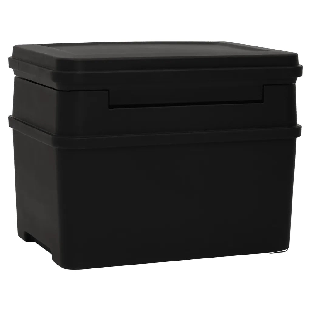 Cassetta di Sicurezza Nera 44x37x34 cm 154962