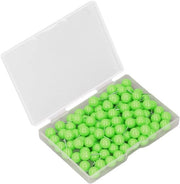 Punti da attacco 100 pezzi - Spiedini decorativi - Acciaio/Plastica - Per bacheche da appunti - Segnalazione di ubicazioni - Contenitore trasparente - Spiedini da appunti