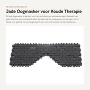 Oogmasker rinfrescante - Terapia fredda per la cura degli occhi - Dimensioni 21 x 9,5 cm