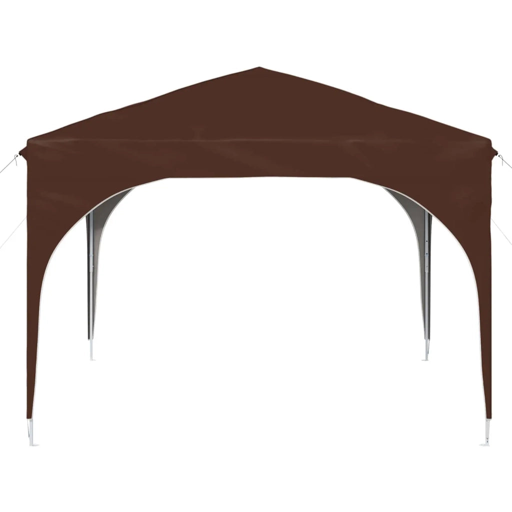 Tenda per feste a pop-up-Gazebo 290 x 290 x 245 cm Marrone 641448