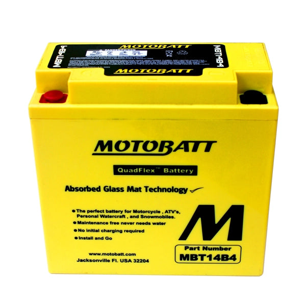 BATTERIA MOTOBATT AGM MBT14B4 12V 13Ah BQ017