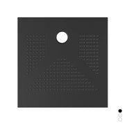 PIATTO DOCCIA H3.6 QUADRO IN CERAMICA- Bianco Lucido cm 80 x 80 H.3,6- LINPH- pezzi 1