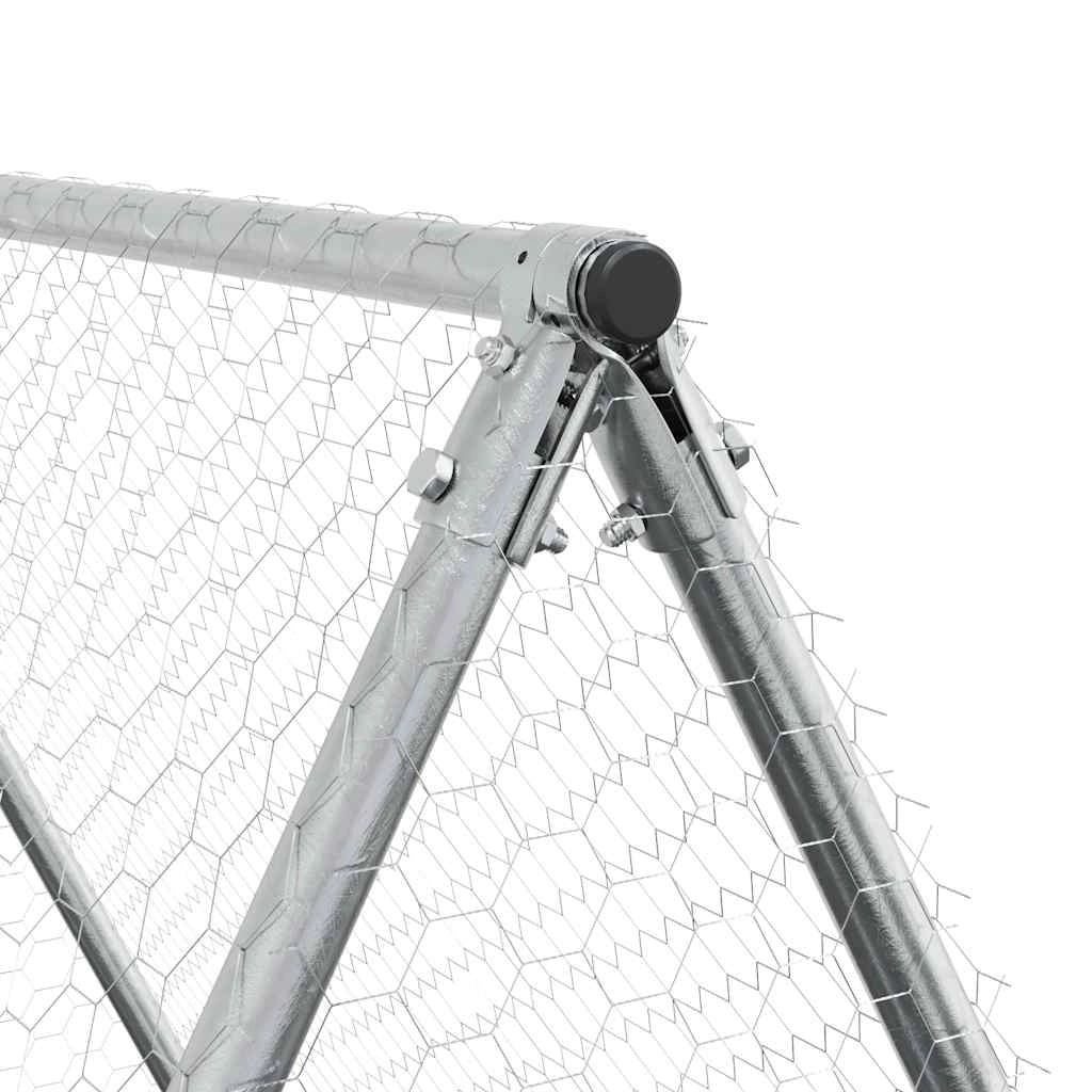 Pollaio Silver 200 x 100 x 190 cm acciaio zincato Silver 02_0041666