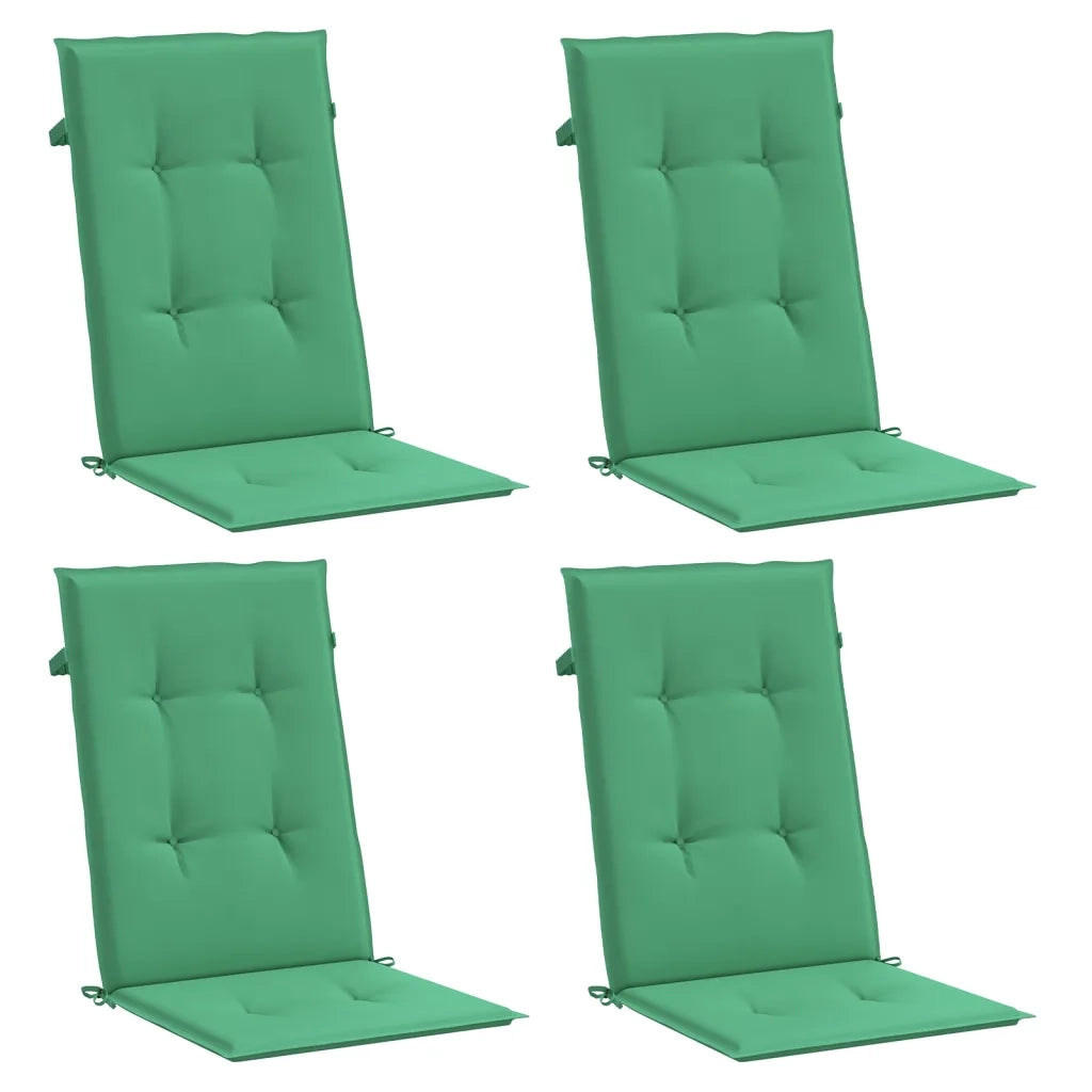 Cuscini per Sedie 4 pz Grigi 120x50x3 cm in Tessuto 43186