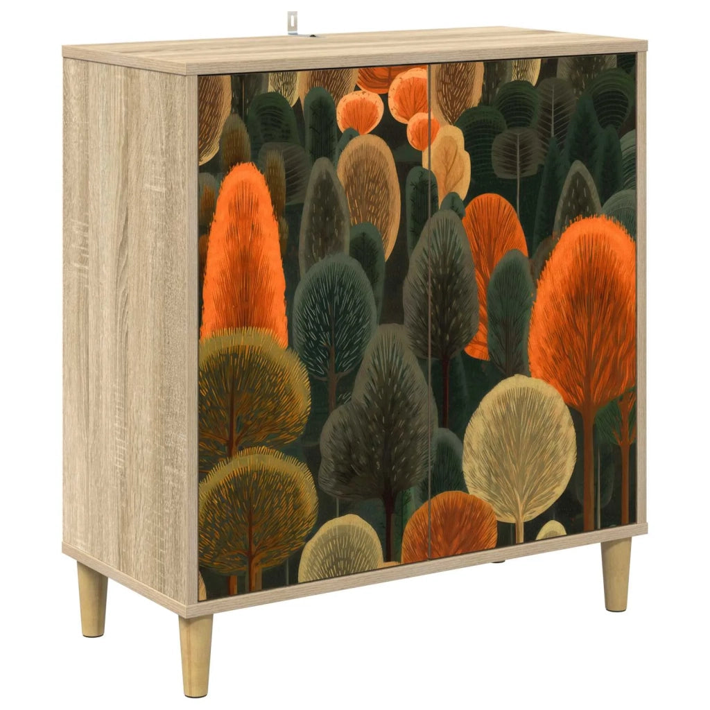 Credenza ZAANDAM Sonoma 69 x 33 x 75 cm Legno ingegnerizzato 8006920