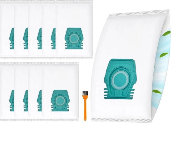 Set di sacchi aspiratore compatibili con Miele Pure TU S1 L1 sacchi aspiratore - sacchi aspiratore - con spazzola per pulizia