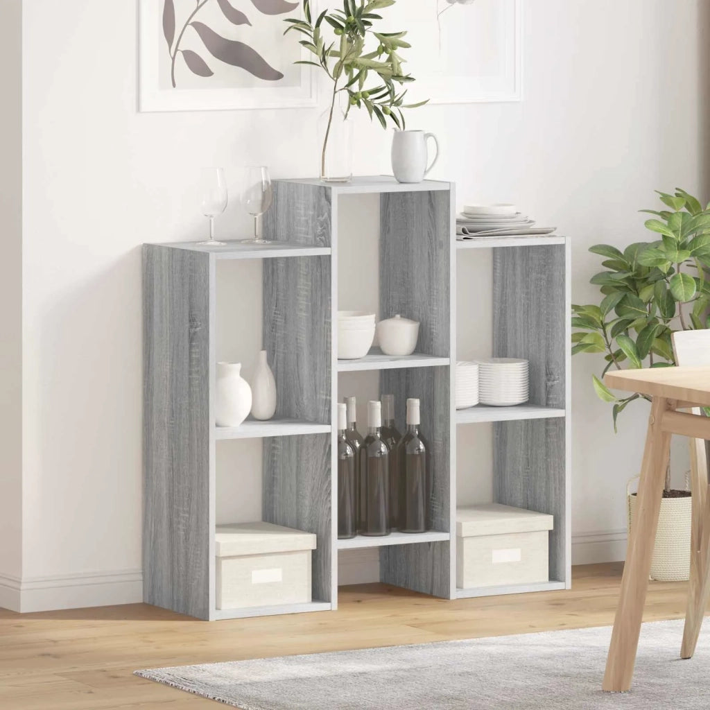 Credenza | Madia | Buffet da pranzo | Armadio da pranzo Grigio Sonoma 90 x 30 x 90 cm