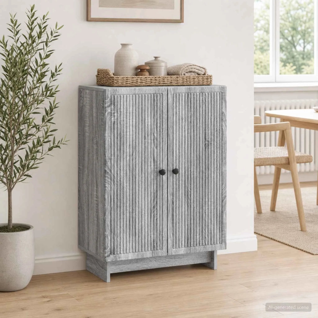 Credenza Grigio Sonoma 66 x 34,5 x 90 cm Legno ingegnerizzato 893901