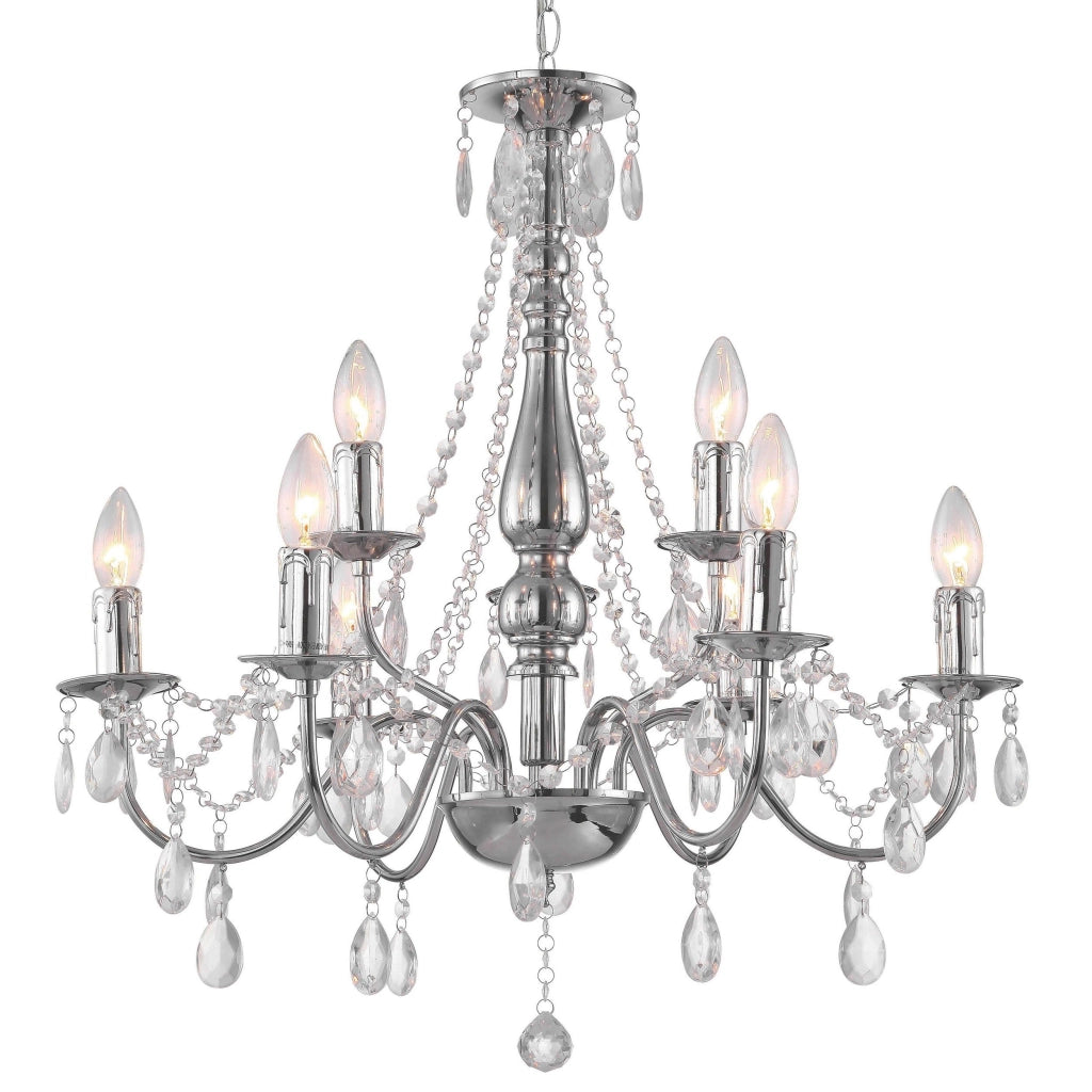 Lampada Da Soffitto Ebt016-9cp Chrome