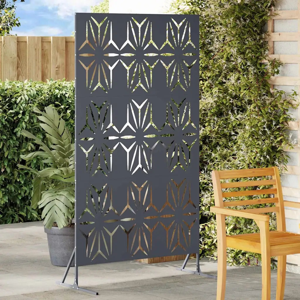 Schermo per Privacy Antracite 100 x 50 x 180 cm Acciaio CFW8630228