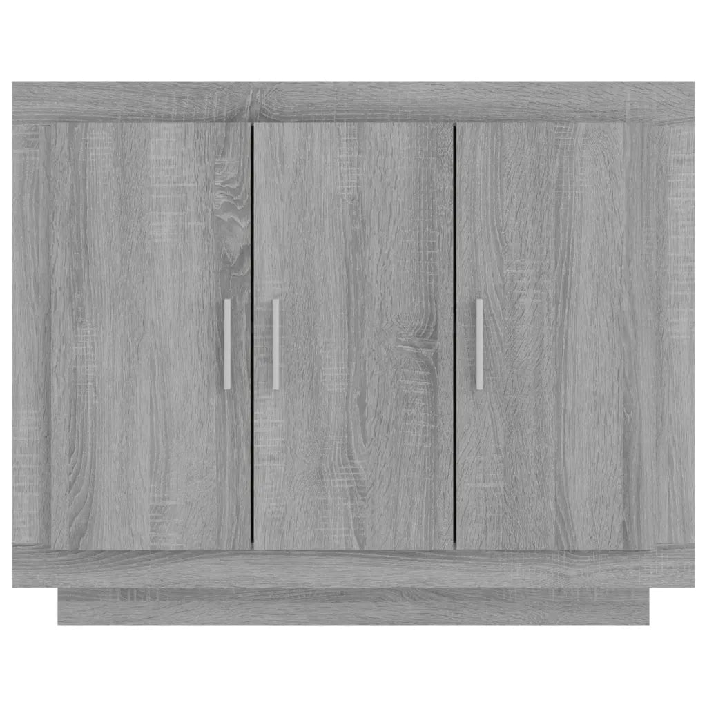 Credenza Grigio Sonoma 92x35x75 cm in Legno Multistrato 817241
