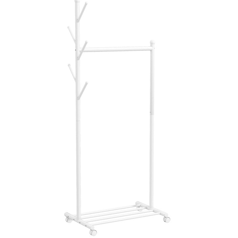Appendiabiti mobile bianco 3 in 1 con ruote