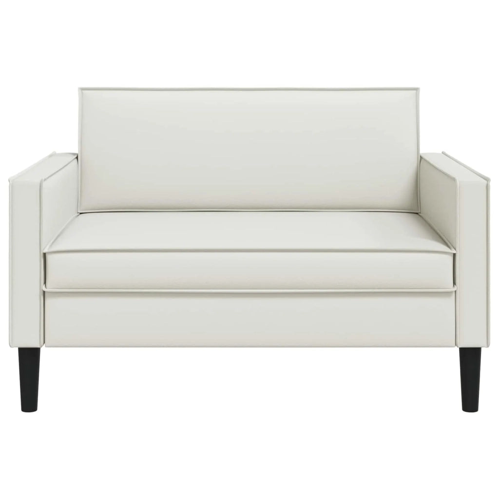 Poltrona XXL Bianco Similpelle 42043537