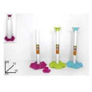 Trade Shop - Porta Rotolo Carta Da Cucina Rotolone Scottex In Plastica Colorato Cucina Casa -