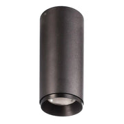 Trade Shop - Faretto Spot Soffitto Plafoniera Cilindro Led Cct 10w 2 In 1 3000k 4000k Moderna - Nero