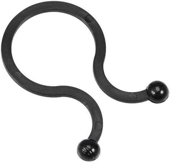Cavi elettrici Nylon - Cinture a U per cavi 22 mm - Nero - 100 pezzi - Twist Lock