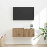Mobile TV da parete Rovere Artigianale 78,5 x 31 x 29,5 cm 892227