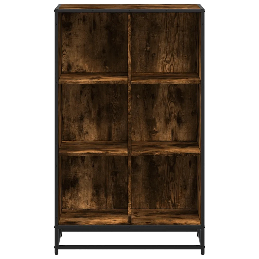 Libreria Rovere Fumo 65,5x33x107,5 cm in Legno Multistrato 849161