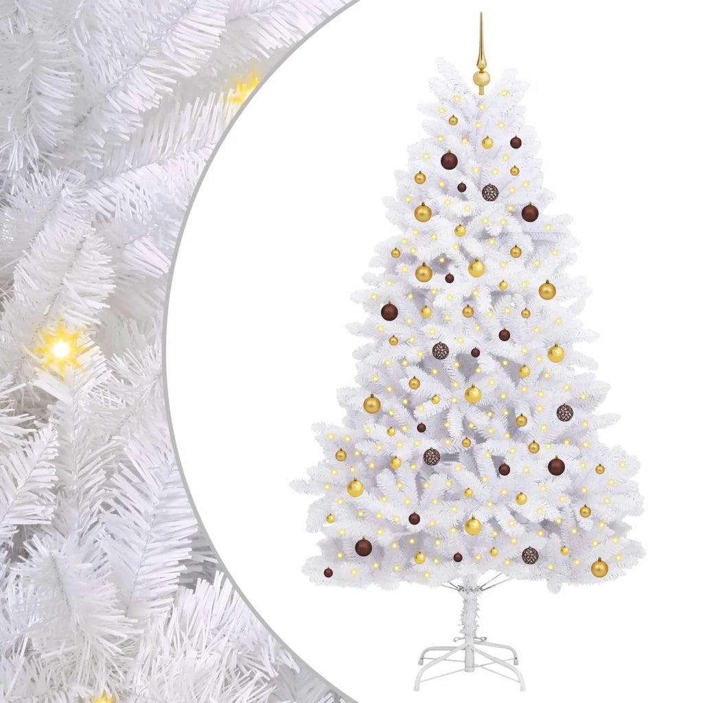 Albero di Natale artificiale Bianco 120 x 120 x 240 cm