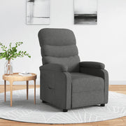 Poltrona Reclinabile in Tessuto Grigio Scuro 342701