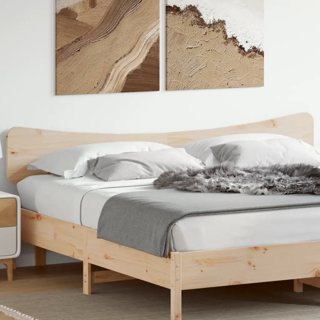 Testiera 200 cm in Legno Massello di Pino 844761