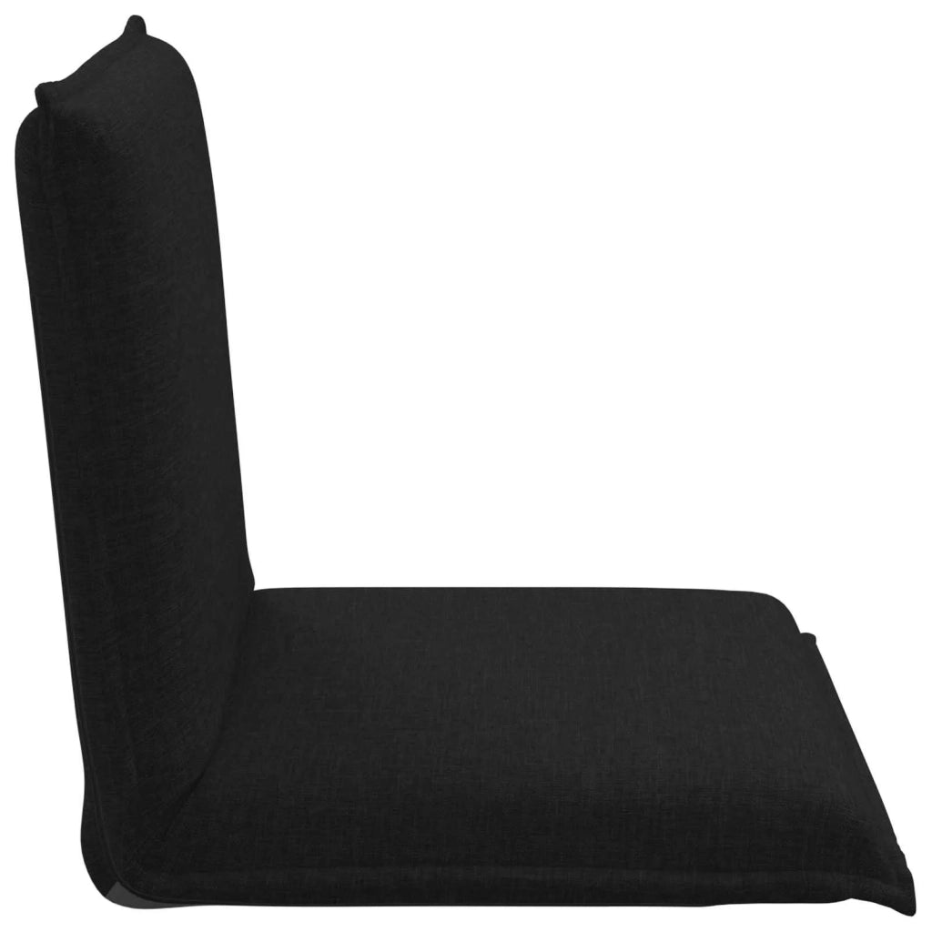 Sedia da Pavimento Nero 54 x 64 x 59 cm Tessuto 42028106