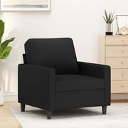 Divano Sedia-Poltrona Nero 60 cm Velluto 740192