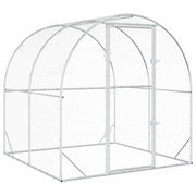 Pollaio Argento 200 x 200 x 200 cm Acciaio zincato 42042527