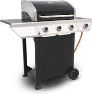 Grill a Gas con Branderia Laterale e Termometro per la Griglia - Ideale per Feste all'Aperto