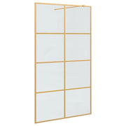 Parete Doccia Walk-in Oro 115 x 195 cm vetro temperato CFW3037954