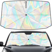 Sistema di protezione solare per auto - Protezione UV - Ripiegabile - 140 x 80 cm - Per auto, SUV e camion - Alta efficienza