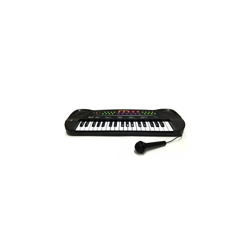 Trade Shop - Tastiera Elettronica Giocattolo Con Microfono 22 Tasti Con 8 Melodie 8 Strumenti -