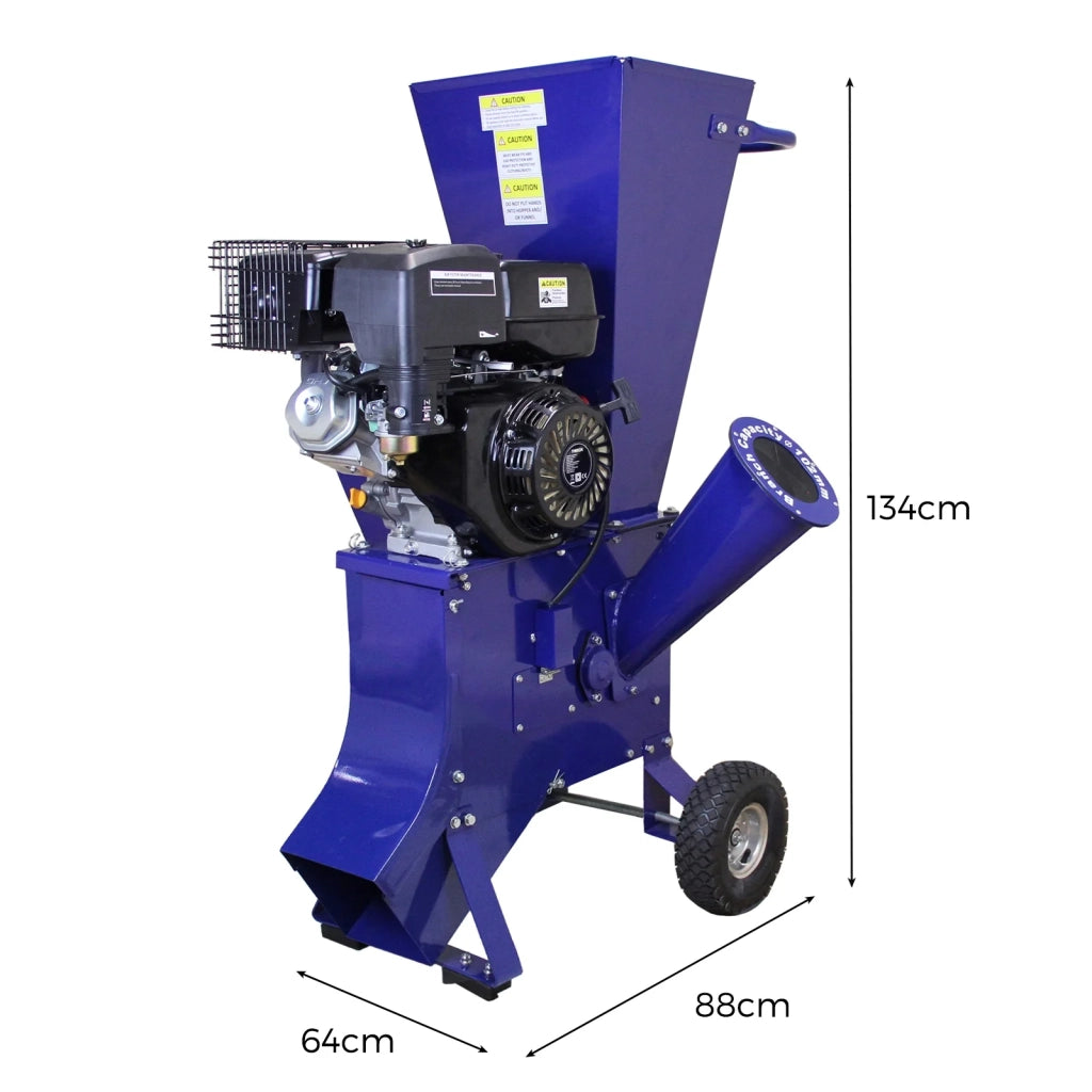 Spaccalegna per Tronchi - 5t 370mm & Cippatrice per Tritura Legna - 15HP