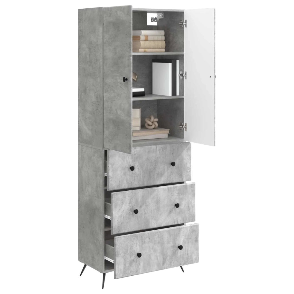 Set di armadi 2 pcs Grigio Cemento 66 x 34,5 x 90 cm 3416883
