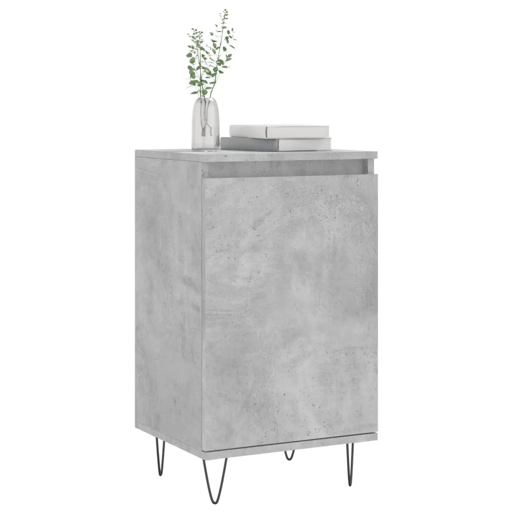 Credenze 2 pz Grigio Cemento 40x35x70 cm in Legno Multistrato 831061