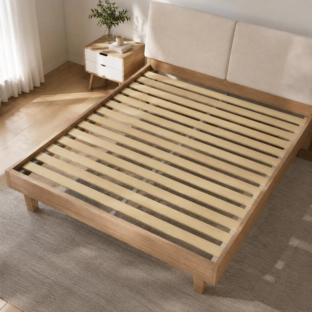 Bed Slatted Frame Replacement With 17 Slats 100x200 Cm